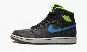 Nike Air Jordan 1 Retro High BHM 'Black History Month' Schoenen Heren Zwart Blauw Wit Nederland | 689257-ARO