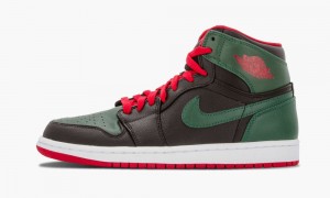 Nike Air Jordan 1 Retro High 'Gucci' Schoenen Heren Zwart Rood Groen Nederland | 206739-BOG