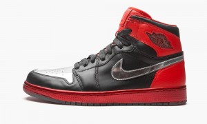 Nike Air Jordan 1 Retro High 'Legend of the Summer - Black/Leren' Schoenen Heren Zwart Rood Nederland | 517632-SAH