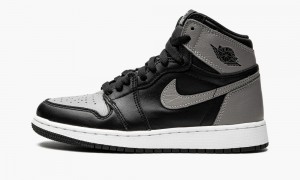 Nike Air Jordan 1 Retro High OG BG 'Shadow' Schoenen Kinderen Zwart Grijs Wit Nederland | 804572-TKA