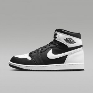 Nike Air Jordan 1 Retro High OG “Black & White” Schoenen Dames Zwart Wit Nederland | 304652-ABR