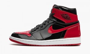 Nike Air Jordan 1 Retro High OG 'Bred Lak' Schoenen Heren Zwart Wit Rood Nederland | 423196-CNS