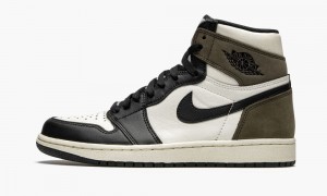 Nike Air Jordan 1 Retro High OG 'Dark Mocha' Schoenen Heren Donkerbeige Zwart Nederland | 269483-PRQ