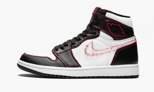 Nike Air Jordan 1 Retro High OG 'Defiant Yellow' Schoenen Heren Wit Zwart Rood Nederland | 347586-ALO