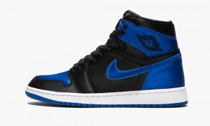Nike Air Jordan 1 Retro High OG EP 'Satin' Schoenen Heren Zwart Koningsblauw Wit Nederland | 726138-UKG
