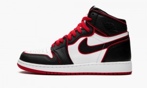 Nike Air Jordan 1 Retro High OG GS 'Meant to Fly' Schoenen Kinderen Zwart Rood Wit Nederland | 625341-RYT