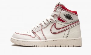 Nike Air Jordan 1 Retro High OG GS 'Phantom' Schoenen Kinderen Zwart Rood Wit Nederland | 401738-GXE