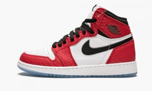 Nike Air Jordan 1 Retro High OG GS 'Spider-Man Origin Story' Schoenen Kinderen Rood Zwart Wit Blauw Nederland | 845290-ZGT