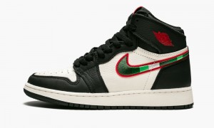 Nike Air Jordan 1 Retro High OG GS 'Sports Illustrated / A Star Is Born' Schoenen Kinderen Zwart Rood Wit Nederland | 905236-JSP