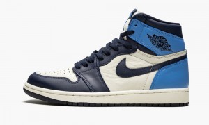 Nike Air Jordan 1 Retro High OG 'Obsidian/University Blue' Schoenen Heren Obsidian Blauw Nederland | 697308-WOT