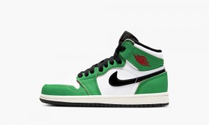 Nike Air Jordan 1 Retro High OG PS 'Lucky Green' Schoenen Kinderen Groen Wit Zwart Nederland | 490163-MPR