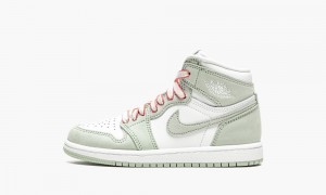 Nike Air Jordan 1 Retro High OG PS 'Seafoam' Schoenen Kinderen Roze Groen Wit Nederland | 142370-QFX
