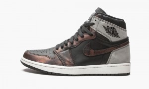 Nike Air Jordan 1 Retro High OG 'Patina / Rust Shadow' Schoenen Heren Zwart Grijs Nederland | 365702-YFI