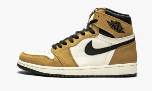 Nike Air Jordan 1 Retro High OG 'Rookie of the Year' Schoenen Heren Bruin Zwart Goud Nederland | 354872-TJC