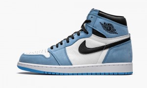 Nike Air Jordan 1 Retro High OG 'University Blue' Schoenen Heren Wit Blauw Zwart Nederland | 658029-XBA