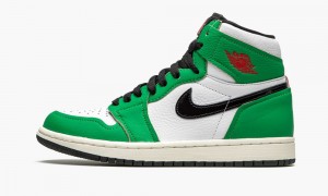 Nike Air Jordan 1 Retro High OG WMN 'Lucky Green' Schoenen Dames Groen Wit Zwart Nederland | 017964-IUM