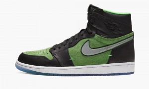 Nike Air Jordan 1 Retro High Zoom 'Zen Green' Schoenen Heren Groen Zwart Nederland | 843159-UXV