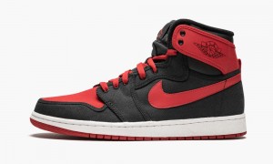 Nike Air Jordan 1 Retro KO HI Schoenen Heren Zwart Rood Wit Nederland | 169483-TPI