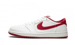 Nike Air Jordan 1 Retro Low OG 'White / Varsity Red' Schoenen Heren Wit Rood Nederland | 268534-EHX