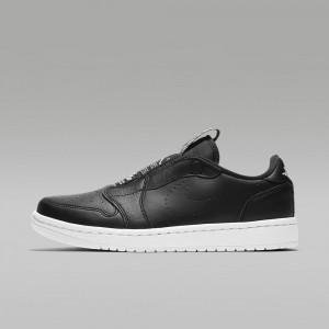Nike Air Jordan 1 Retro Low Slip Schoenen Dames Zwart Nederland | 207864-HFU
