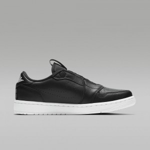 Nike Air Jordan 1 Retro Low Slip Schoenen Dames Zwart Nederland | 492867-CMV