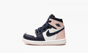 Nike Air Jordan 1 Retro OG TD 'Bubble Gum' Schoenen Kinderen Wit Zwart Roze Nederland | 173804-QFS