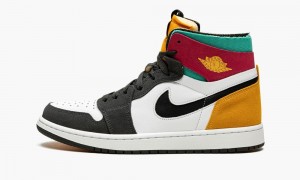 Nike Air Jordan 1 Zoom Air cmft 'Multicolor' Schoenen Heren Donkergrijs Roze Nederland | 654791-MSB