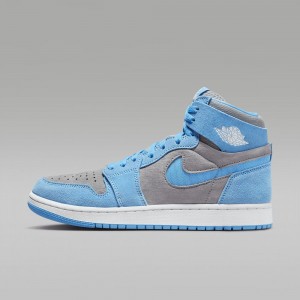 Nike Air Jordan 1 Zoom CMFT 2 Schoenen Dames Blauw Grijs Nederland | 138760-LXI