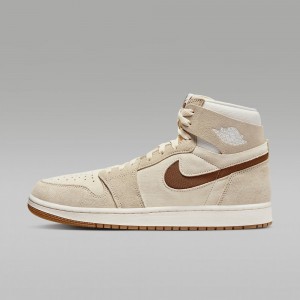 Nike Air Jordan 1 Zoom CMFT 2 Schoenen Dames Khaki Nederland | 285190-LXM