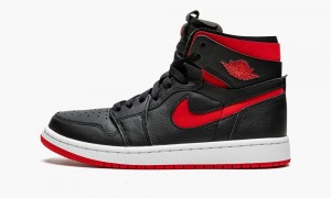 Nike Air Jordan 1 Zoom CMFT 'Bred' Schoenen Dames Zwart Rood Wit Nederland | 321684-ESI