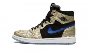 Nike Air Jordan 1 Zoom CMFT GC 'Gold Laser' Schoenen Heren Goud Zwart Nederland | 672951-UHO