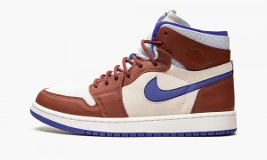Nike Air Jordan 1 Zoom CMFT 'Redstone' Schoenen Dames Koningsblauw Nederland | 961452-REP
