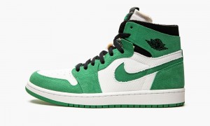 Nike Air Jordan 1 Zoom CMFT 'Stadium Green' Schoenen Dames Groen Zwart Wit Nederland | 590618-UEM