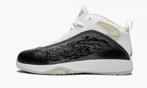 Nike Air Jordan 2011 (PS) Schoenen Kinderen Wit Zwart Donkergrijs Nederland | 614809-JYW