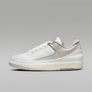 Nike Air Jordan 2 Retro Low Schoenen Heren Wit Grijs Nederland | 928057-WFA