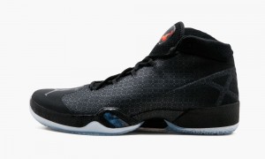 Nike Air Jordan 30 Schoenen Heren Zwart Donkergrijs Zwart Wit Nederland | 842719-GTD