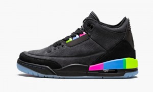 Nike Air Jordan 3 GS 'Quai54' Schoenen Kinderen Zwart Groen Nederland | 895403-LBZ
