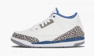 Nike Air Jordan 3 Retro (PS) 'True Blue' Schoenen Kinderen Wit Blauw Nederland | 524976-CYN