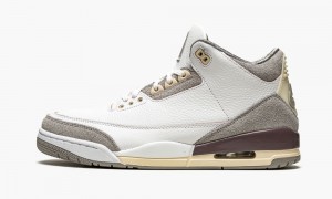 Nike Air Jordan 3 Retro SP 'A Ma Maniére - Raised by Women' Schoenen Dames Wit Grijs Bruin Beige Nederland | 152709-LMU