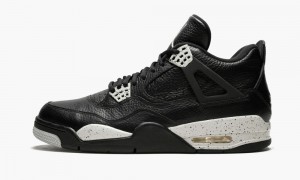 Nike Air Jordan 4 Retro LS 'Oreo' Schoenen Heren Zwart Grijs Zwart Nederland | 385412-HTR