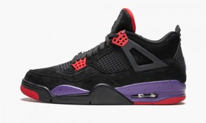 Nike Air Jordan 4 Retro NRG 'Raptors' Schoenen Heren Zwart Paars Nederland | 970624-FDW