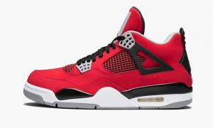 Nike Air Jordan 4 Retro 'Toro Bravo' Schoenen Heren Rood Wit Zwart Grijs Nederland | 725860-CVW