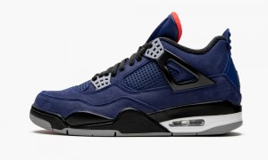 Nike Air Jordan 4 WNTR 'Winterized Loyal Blue' Schoenen Heren Blauw Wit Rood Nederland | 671984-ELY