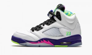 Nike Air Jordan 5 GS 'Alternate Bel-Air' Schoenen Kinderen Wit Paars Roze Nederland | 725398-OBM