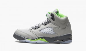 Nike Air Jordan 5 GS 'Green Bean 2022' Schoenen Kinderen Zilver Groen Grijs Nederland | 035914-NMX