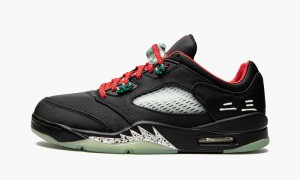 Nike Air Jordan 5 Low 'Clot' Schoenen Heren Zwart Rood Nederland | 861390-FND