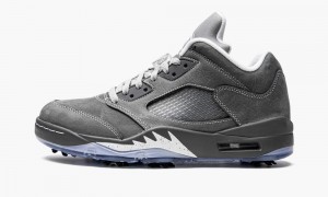 Nike Air Jordan 5 Low Golf 'Wolf Grey' Schoenen Heren Grijs Nederland | 306149-BZN