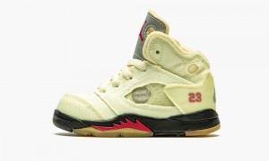 Nike Air Jordan 5 RETRO SP TD Schoenen Kinderen Rood Zwart Nederland | 587690-UWS
