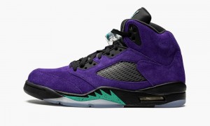 Nike Air Jordan 5 Retro 'Alternate Grape' Schoenen Heren Paars Zwart Nederland | 481620-VBN