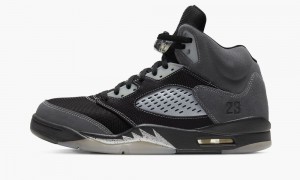 Nike Air Jordan 5 Retro 'Anthracite' Schoenen Heren Donkergrijs Grijs Nederland | 204653-XGY